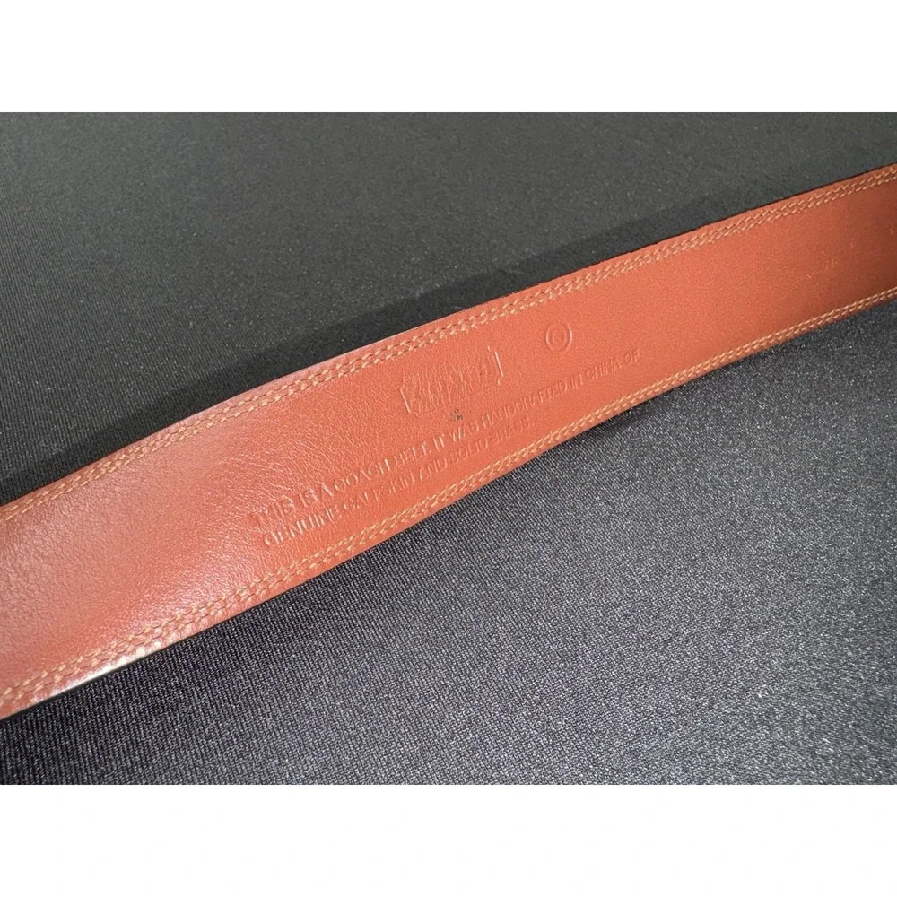 Coach Leather Belt Mens 34